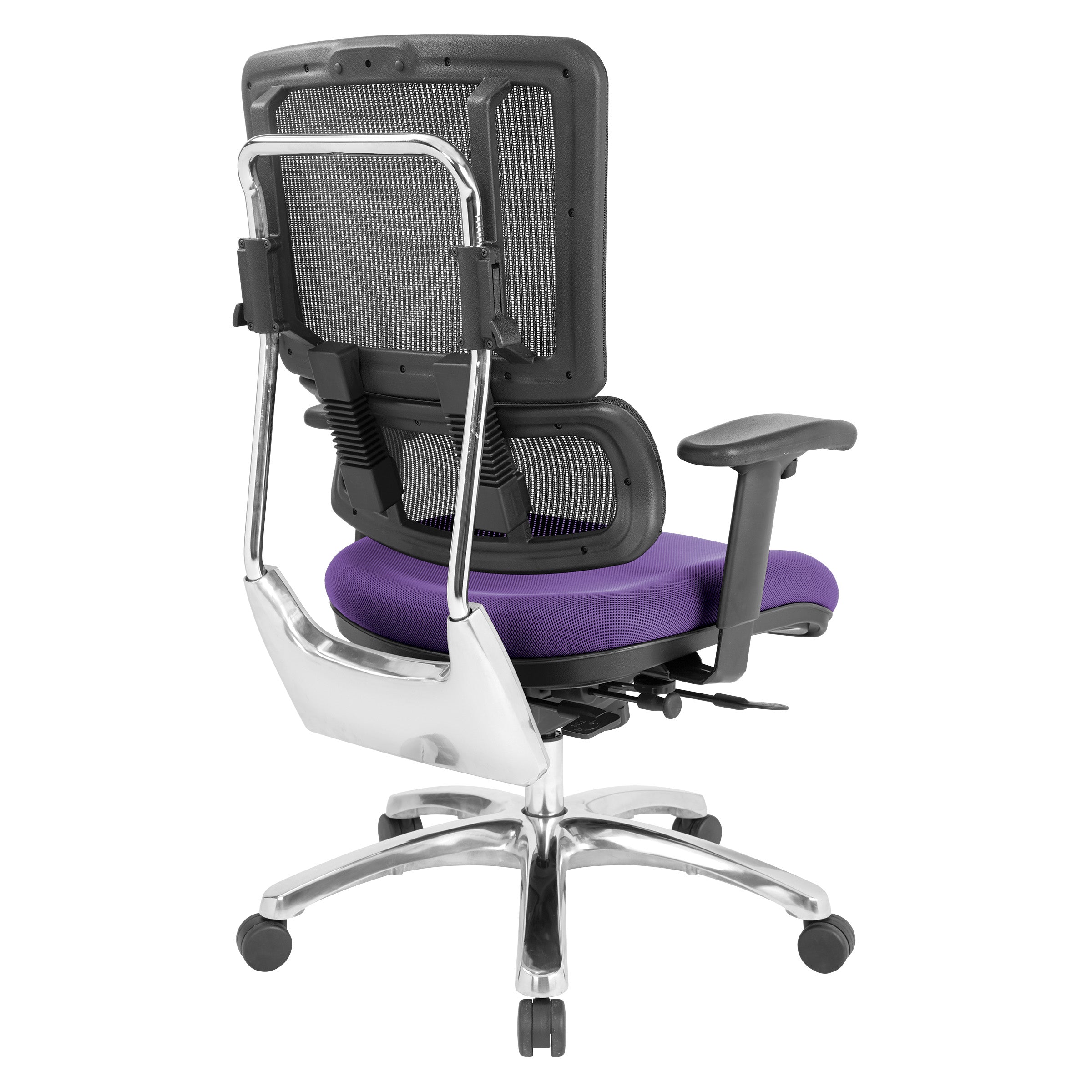 Vertical Black Mesh Back Chair